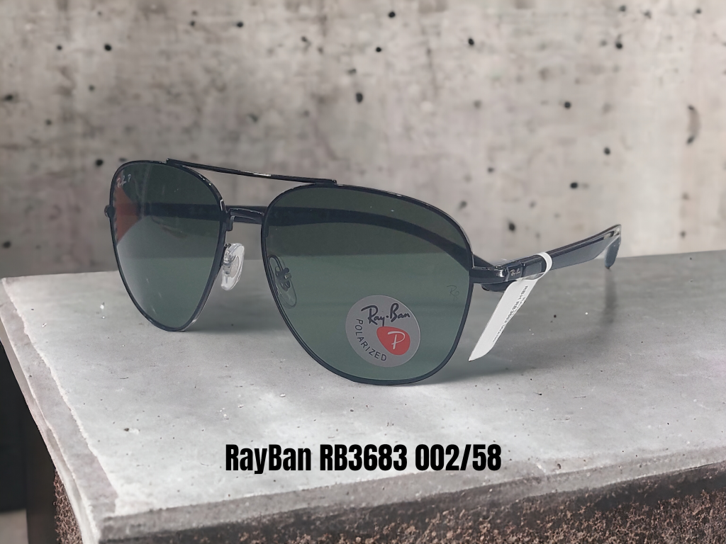 RAYBAN RB3683 002/58 Schwarz